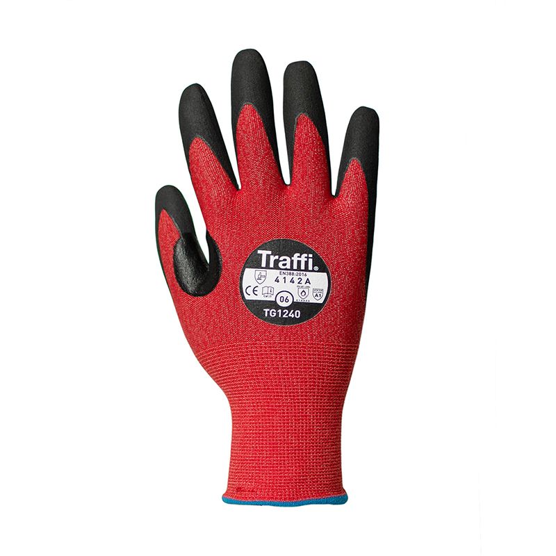 Thermal Hi-Viz Double Dip Grip Glove