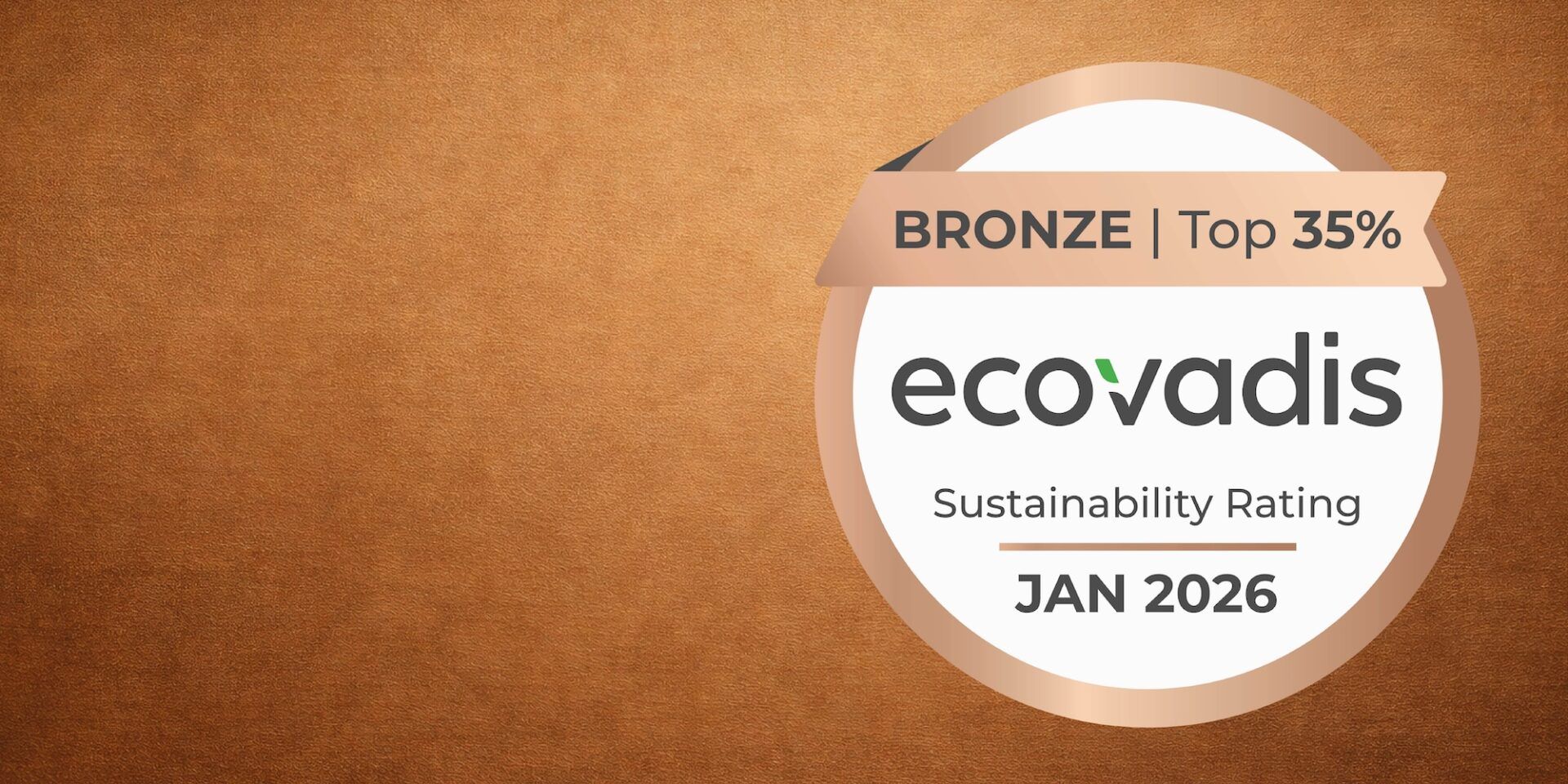 HeathBrook achieves EcoVadis Bronze Medal status