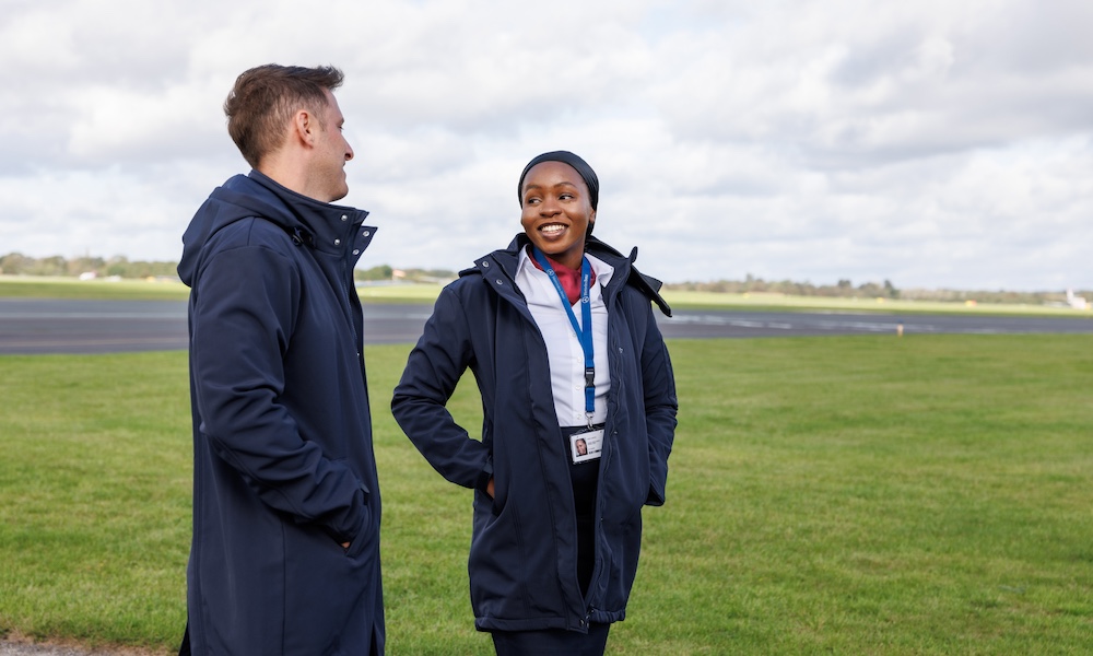 Airport customer service uniform