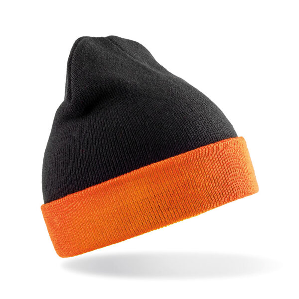Recycled Black Compass Beanie - Image 4