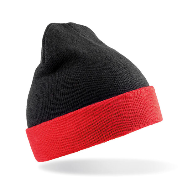 Recycled Black Compass Beanie