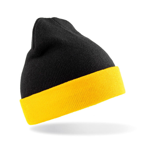 Recycled Black Compass Beanie - Image 6