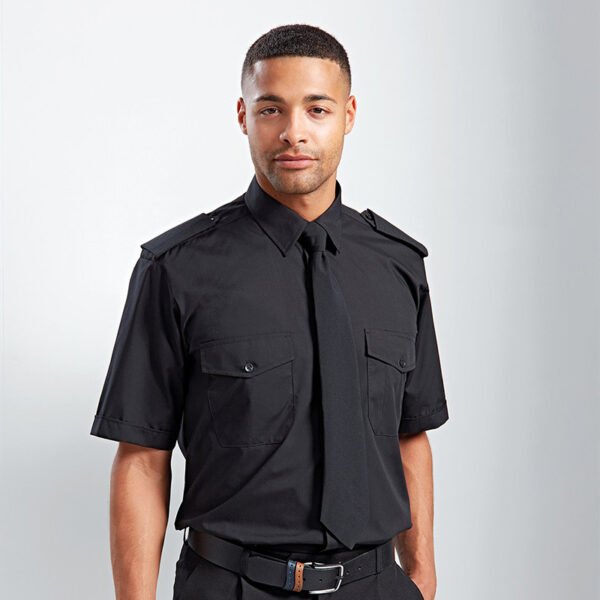 Mens Pilot Shirt S/S - Image 2