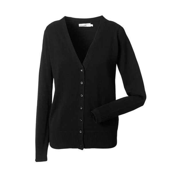 Ladies V- Neck Knitted Cardigan