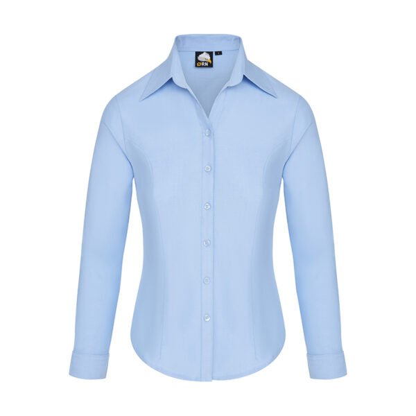 Classic Ladies Long Sleeve Oxford Blouse