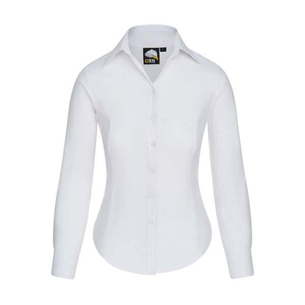 Classic Ladies Long Sleeve Oxford Blouse