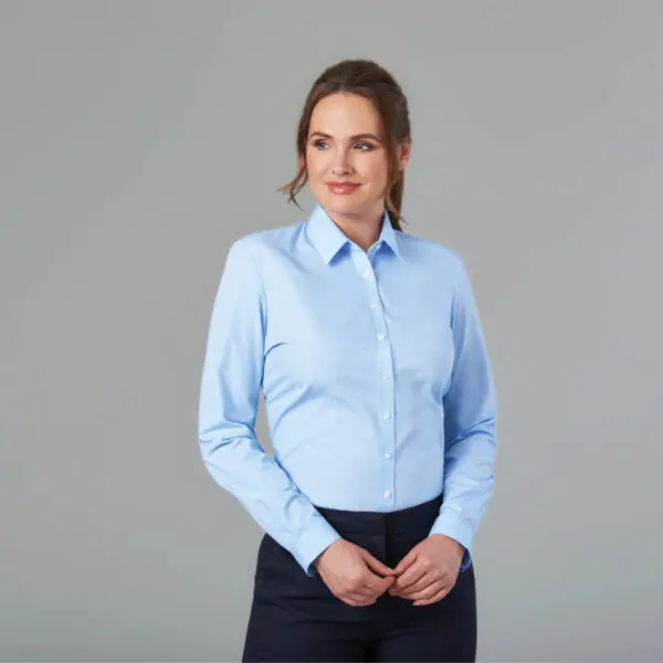 Selene Ladies Business Blouse – Long Sleeve - Image 3