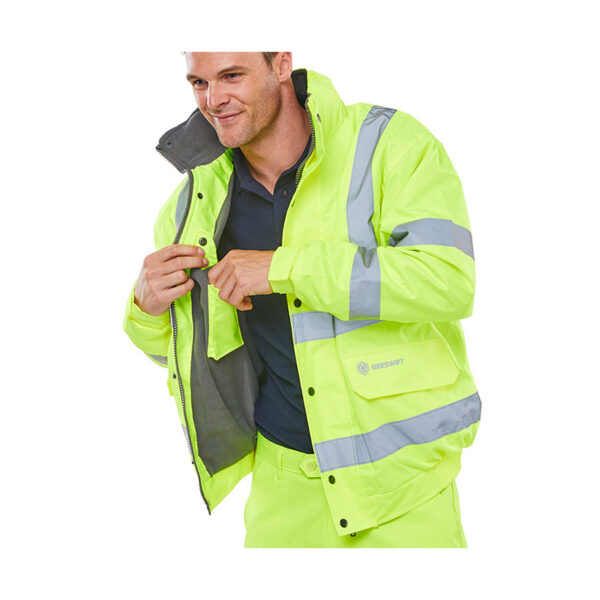 Hi-Vis Bomber Jacket - Image 2