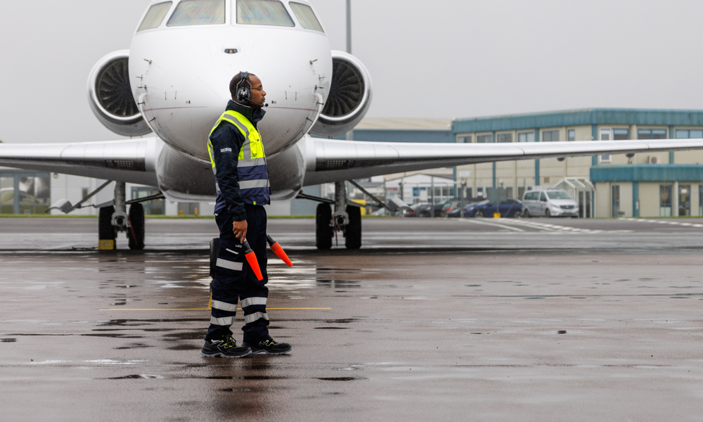 Baggage handler uniform and ground staff uniform