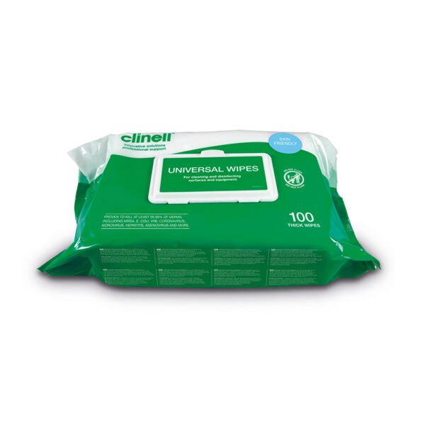 Clinell Universal Hand &amp; Surface Wipes (6 x 100)