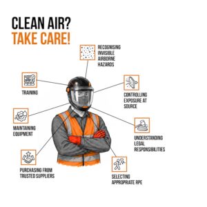 Clean Air Take Care graphic